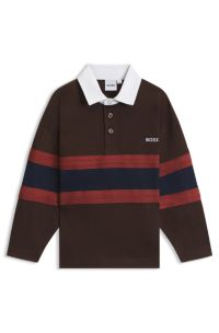 Kids' oversized polo , Dark Brown