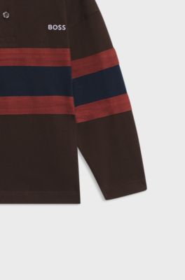 Kids' oversized polo , Dark Brown