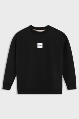 Kids-Logo-Sweatshirt, Schwarz