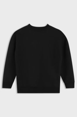 Kids-Logo-Sweatshirt, Schwarz