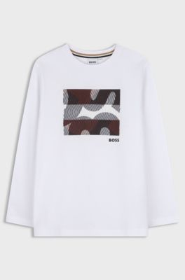 Kids' logo-artwork T-shirt, White