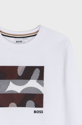 Kids' logo-artwork T-shirt, White
