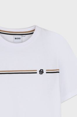 Kids' cotton T-shirt, White
