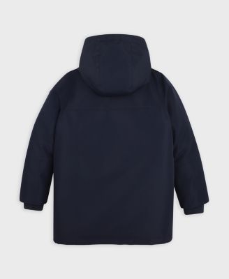 Kids' hooded parka, Dark Blue