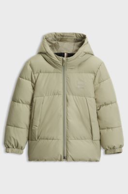 Kids' puffer jacket, Green