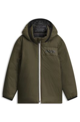 Kids' reversible jacket, Dark Green
