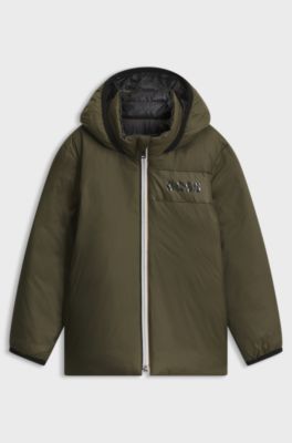 Kids' reversible jacket, Dark Green