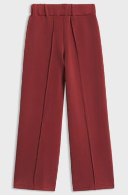 Kids' tracksuit bottoms , Brown