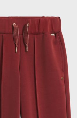 Kids' tracksuit bottoms , Brown