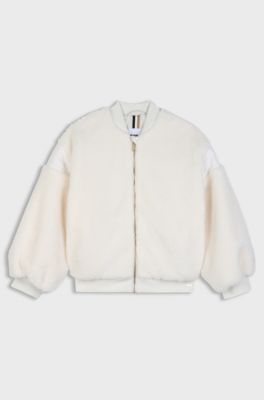 Kids' sherpa jacket , Natural
