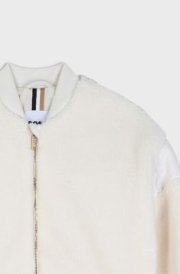 Kids' sherpa jacket , Natural