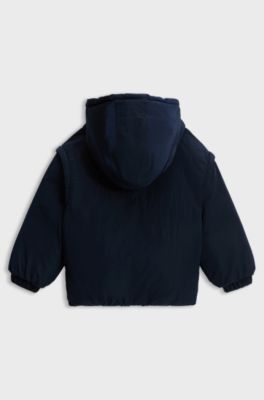 Kids' reversible jacket, Dark Blue