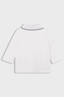 Kids' polo shirt, White