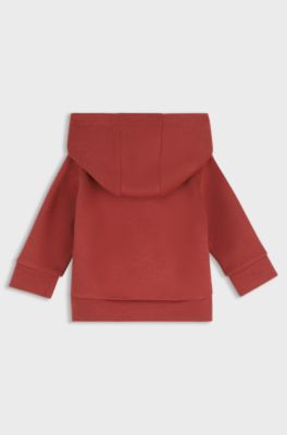 Kids' fleece hoodie, Orange