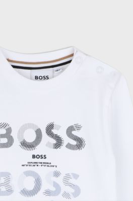 Kids' multi-logo T-shirt, White