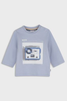 Kids' graphic-print T-shirt, Light Blue