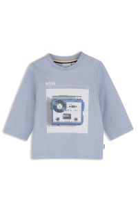 Kids' graphic-print T-shirt, Light Blue