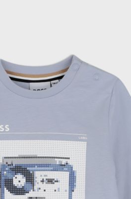 Kids' graphic-print T-shirt, Light Blue