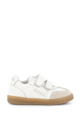 Deportivas para ni&ntilde;os de piel, Blanco