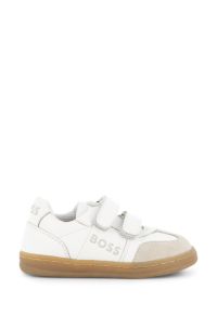 Sneakers per bambini in pelle, Bianco