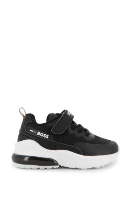 Kids' branded trainers, Black