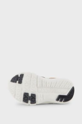 Kids' leather trainers, White