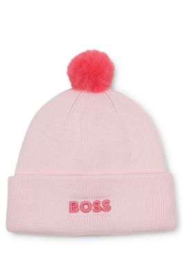 Baby beanie hat , Light Pink