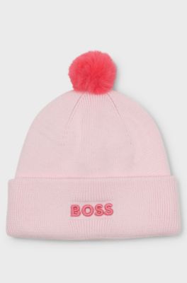 Baby beanie hat , Light Pink