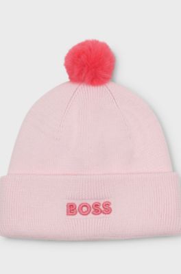 Baby beanie hat , Light Pink