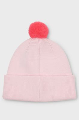 Baby beanie hat , Light Pink