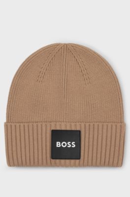 Kids' logo beanie, Brown