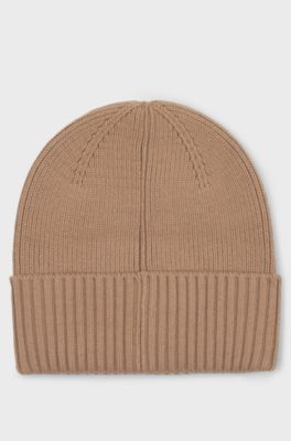 Kids' logo beanie, Brown