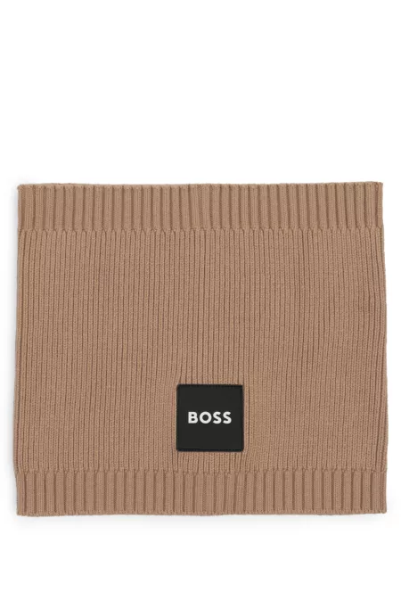 Braga de cuello para niños con logo estampado
