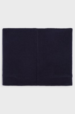 Scaldacollo per bambini con logo stampato, Blu scuro