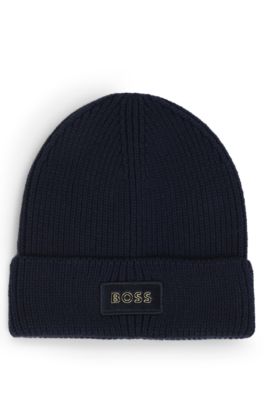 Baby beanie hat , Dark Blue