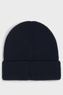 Baby beanie hat , Dark Blue