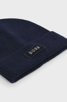 Baby beanie hat , Dark Blue