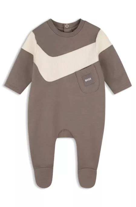 Grenouillère en polaire pour bébé