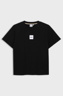 Kids' loose-fit T-shirt, Black