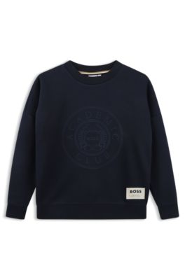 Kids' graphic sweatshirt, Dark Blue