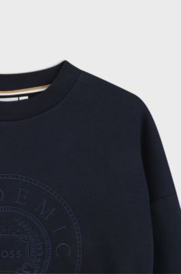 Kids' graphic sweatshirt, Dark Blue