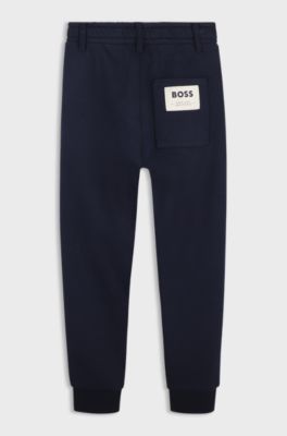 Kids' tracksuit bottoms, Dark Blue