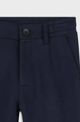 Kids' tracksuit bottoms, Dark Blue