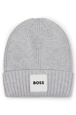 Kids' logo beanie, Light Grey