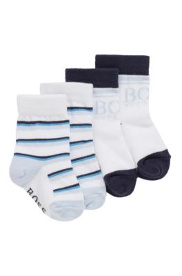 Two-pack of baby socks in a cotton blend