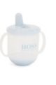 Baby-Becher aus BPA-freiem Kunststoff mit Logo-Print, Hellblau