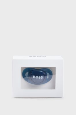 Gift-boxed logo dummy for babies, Dark Blue