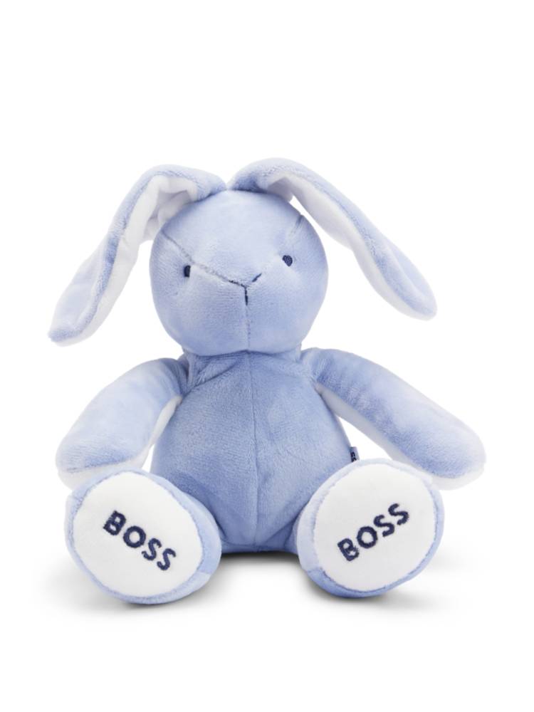 Artikel klicken und genauer betrachten! - BOSS Kuscheltier für Babys aus Kunstfell mit Logo-Stickerei an den Füßen. Der Style wird in einer Pouch mit Reißverschluss geliefert. Die Maße: 40,0 x 25,0 x 7,0 Zentimeter. | im Online Shop kaufen