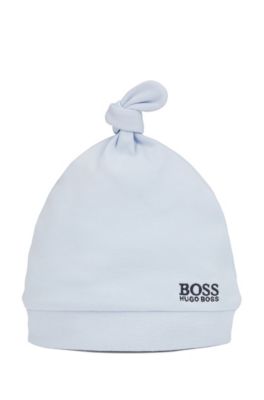 BOSS - Baby hat in pure cotton with 