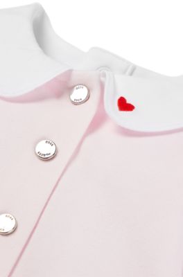 Gift-boxed two-in-one baby dress, White